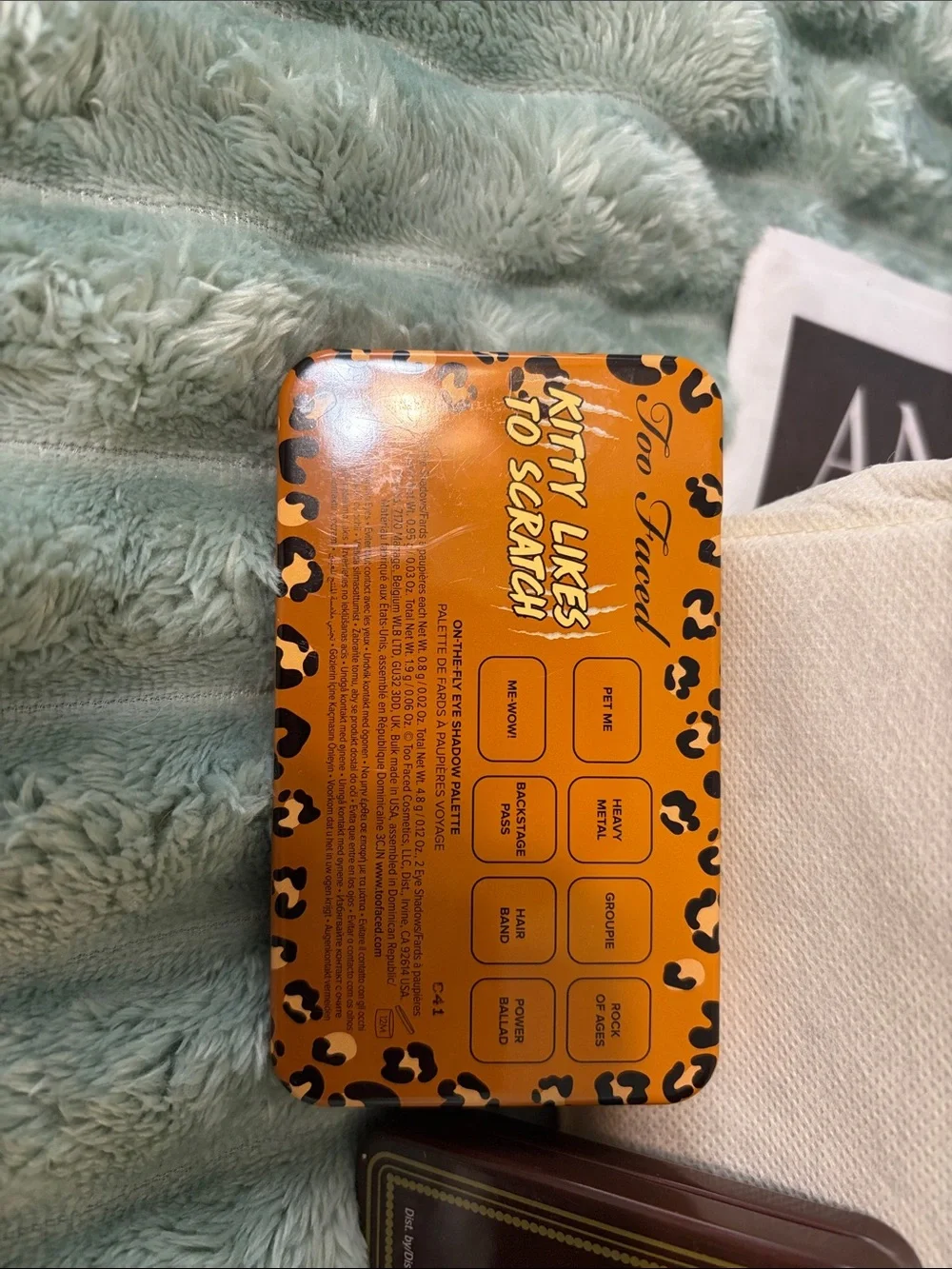 Too Faces eyeshadow pallets